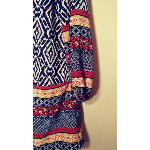 Blue Pepper Print Tunic Dress - Picture 8 of 8